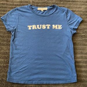 urban outfitters graphic “trust me” tee